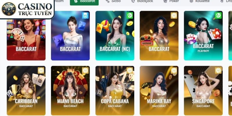 Game chơi tại nhà cái trực tuyến rất đa dạng