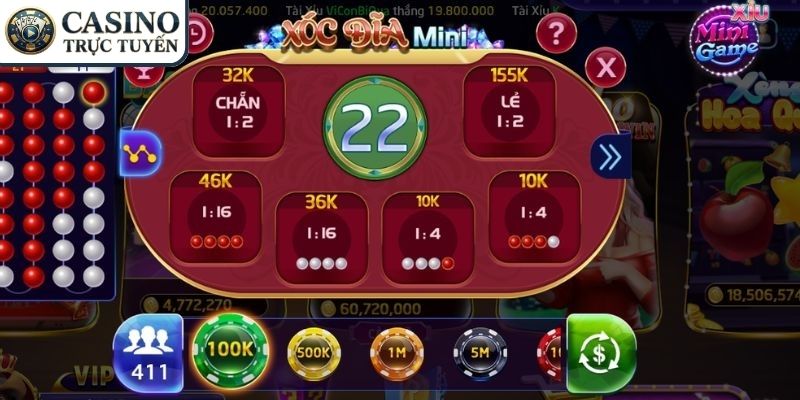 Tổng hợp hình thức xóc đĩa online tại CASINO TRỰC TUYẾN